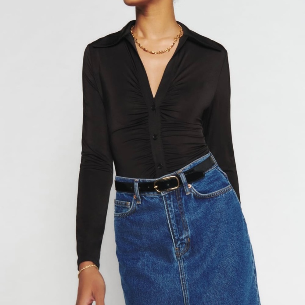 NWT Reformation Jaz knit top